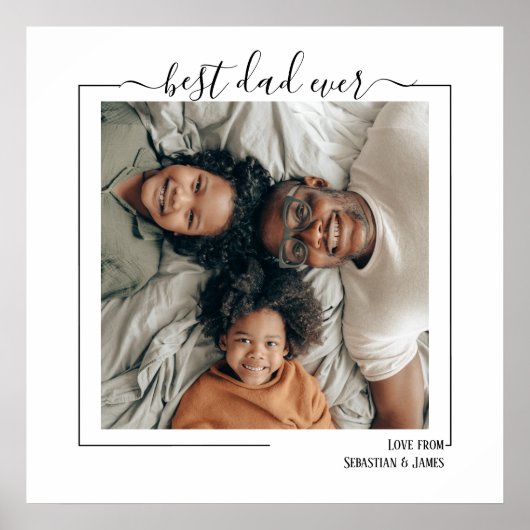 最高のパーソナライズされた文字 ポスター (正面)