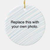 最高のパーソナライズされた板 セラミックオーナメント (裏面)