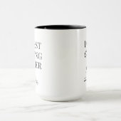 最高のパーソナライズされた結婚ウェディングプランナー マグカップ (中央)