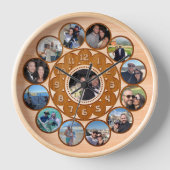 最高のパーソナライズされた贈 壁時計 (正面)