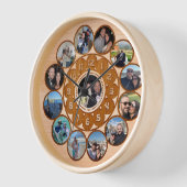 最高のパーソナライズされた贈 壁時計 (傾斜)