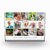 最高のパーソナライズされた15年度未コレージ フォトブロック (正面)