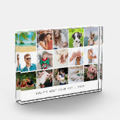 最高のパーソナライズされた15年度未コレージ フォトブロック (左)