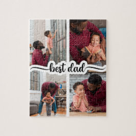 最高のパーソナライズされた4 Photo Collage ジグソーパズル