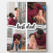 最高のパーソナライズされた4 Photo Collage フォトプラーク (正面)