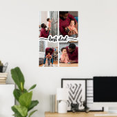 最高のパーソナライズされた4 Photo Collage ポスター (ホームオフィス)