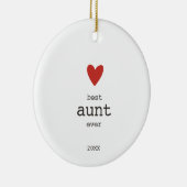 最高のパーソナライズされたEVERタイプモダンラフォント セラミックオーナメント (右)