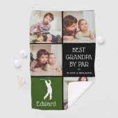 最高のパーソナライズされたGrandpa by Par Photo Gift ゴルフタオル (インサイチュ)