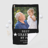 最高のパーソナライズされたGrandpa by Par Photo Gift ゴルフタオル (インサイチュ)