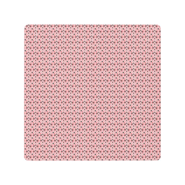 最高のパーソナライズ文字ロゴメタルウォールアート メタルプリント (正面)