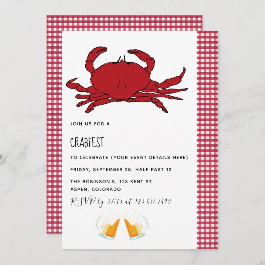 最高のパーティーカスタマイズ招待 招待状 (正面/裏面)