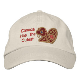 最高のビーバー 刺繍入りキャップ