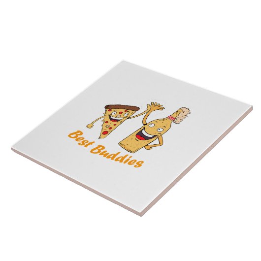 最高のピザとビール タイル (側面)