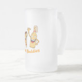 最高のピザとビール フロストグラスビールジョッキ (正面右)