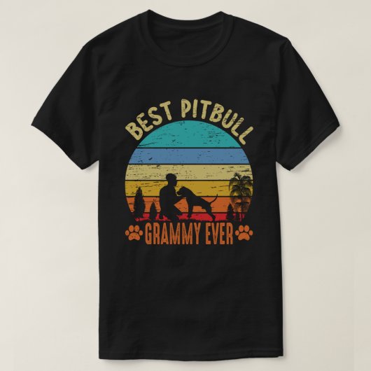 最高のピットブルグラミーヴィンテージ Tシャツ (デザイン正面)