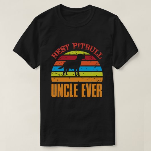 最高のピットブル伯父EVERヴィンテージ Tシャツ (デザイン正面)