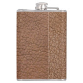 最高のフェイクエンボスレザーグレインテクスチャ フラスク (裏面)