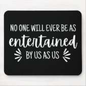 最高のフレおもしろい引用文 マウスパッド (正面)