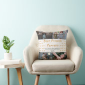 最高のフレンズフォーエバーカスタムフォトコラージュ枕 クッション (椅子)