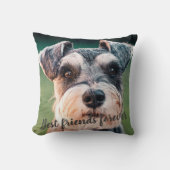 最高のフレンズフォーエバーカスタムペットドッグ写真 クッション (正面)