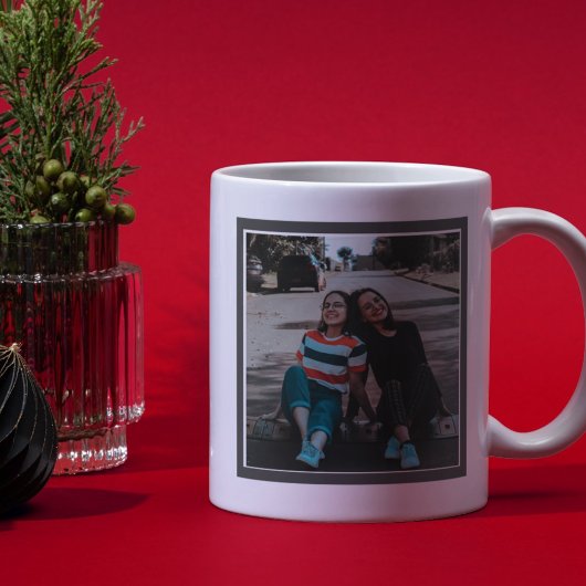 最高のフレンズフォーエバーシンプルフォトベスティームグ コーヒーマグカップ