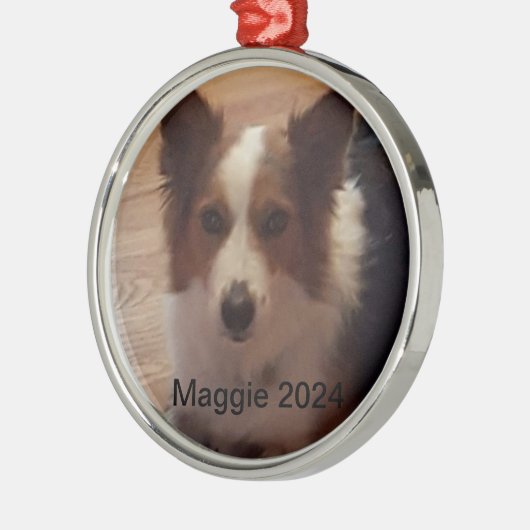 最高のフレンズフォーエバーパーソナライズされたペットオーナメント メタルオーナメント (左)