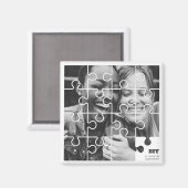 最高のフレンズフォーエバーモダンパズルギフト マグネット (正面/裏面)