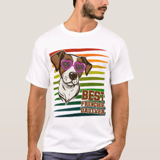 最高のフレンチブルドッグのパパだね 面白い犬好きへのギフト Tシャツ