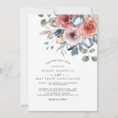 最高のフローラ、ブーケ·エレガント·ウェディング 招待状 (正面)