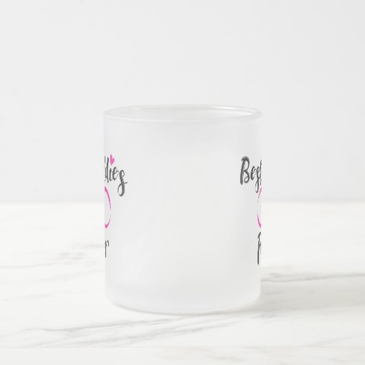 最高のブディーズタイポグラフィ フロストグラスマグカップ (中央)