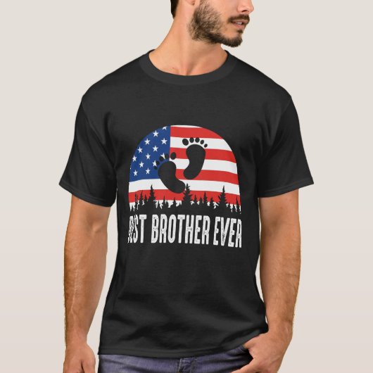 最高のブラザー国旗 Tシャツ (正面)