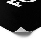 最高のブランドフォーエバおもしろいープンダークBG ポスター (角)