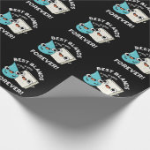 最高のブランドフォーエバおもしろいープンダークBG ラッピングペーパー (角)