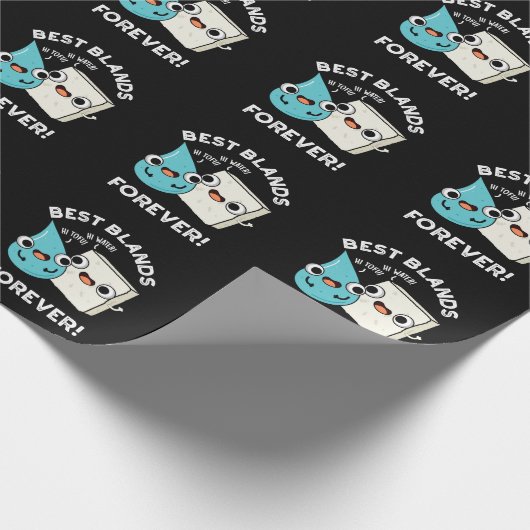 最高のブランドフォーエバおもしろいープンダークBG ラッピングペーパー (角)