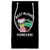 最高のブレンドおもしろいBFFプンダークBG スモールペーパーバッグ (正面)