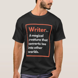 最高のブロ作家作家おもしろいの書定義 Tシャツ