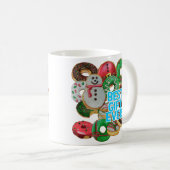 最高のプレゼント!クリスマスドーナツ コーヒーマグカップ (正面右)