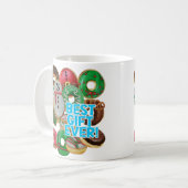 最高のプレゼント!クリスマスドーナツ コーヒーマグカップ (正面左)