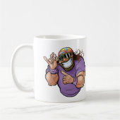 最高のプロレスラー コーヒーマグカップ (左)
