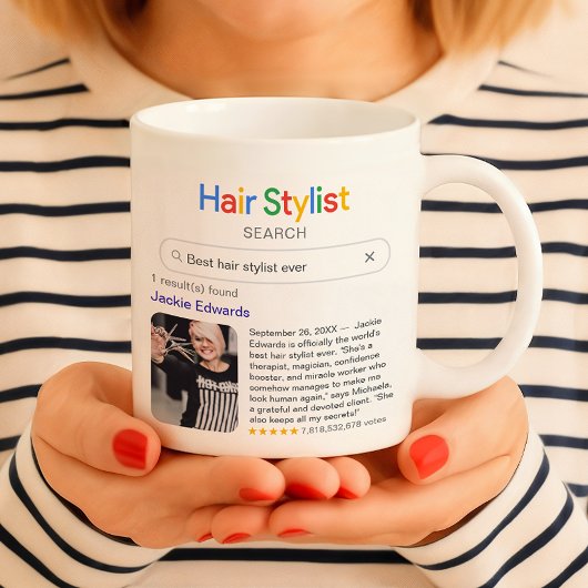 最高のヘアスタイリスト検索結果と写真 コーヒーマグカップ