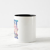 最高のベスティの旅相棒カラフル贈り物 ツートーンマグカップ (中央)