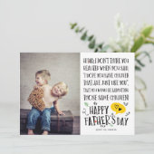 最高のベビーシッターパパおもしろいファーザーズデイカード 招待状 (スタンド正面)