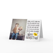 最高のベビーシッターパパおもしろいファーザーズデイフォールドカード