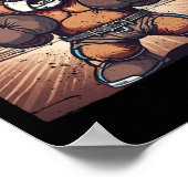 最高のボクシングア子供へート男性ボクシングS ポスター (角)