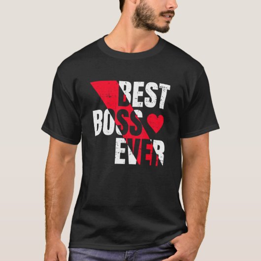 最高のボスエバー起業家ビジネスマンボスデイ Tシャツ (正面)