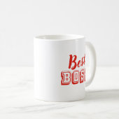 最高のボスデザイン コーヒーマグカップ (正面右)
