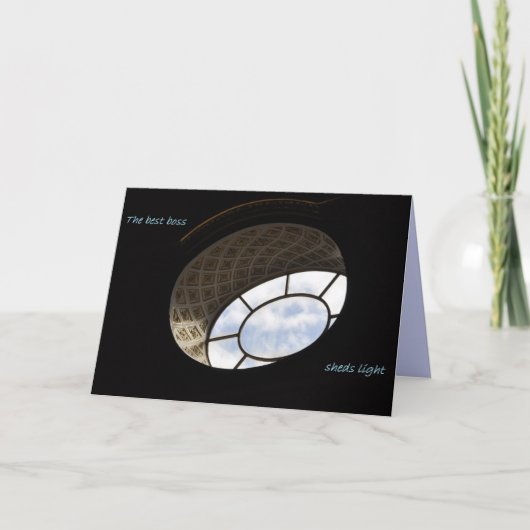 最高のボスリーダーカード サンキューカード (正面)