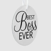  最高のボス贈与オーナメント オーナメント (正面)