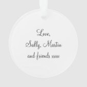  最高のボス贈与オーナメント オーナメント (裏面)