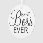  最高のボス贈与オーナメント オーナメント (正面)
